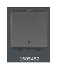 V-Guard Matteo 10 AX 1 Way Switch With Pilot Light - 2 M  Grey (MSG)  Modular Switches 1505452 / 3006083