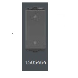 V-Guard Matteo 10 AX  2 Way Switch- 1 M  Grey (MSG)  Modular Switches 1505464 / 3005972