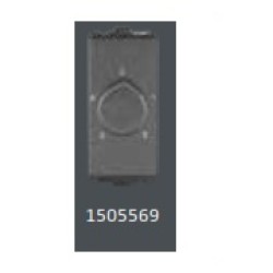 V-Guard Matteo 4 Step Fan Regulator - 1 M(Rotary) Grey (MSG) Modular Switches 1505569 / 3006126