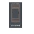 V-Guard Matteo SP Mini MCB Top Cover -1 M Grey (MSG) Modular Switches 1505986  / 3006183