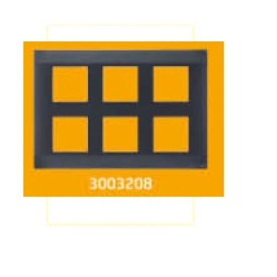 V-Guard Torio 12 M Cover Plate Black Modular Switches 3003208