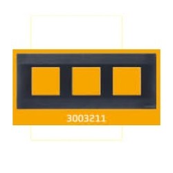 V-Guard Torio 6 M Cover Plate Black Modular Switches 3003211