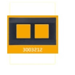 V-Guard Torio 4 M Cover Plate Black Modular Switches 3003212