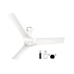 Atomberg Aris 1200mm Marble White BLDC Ceiling Fan with IoT & Remote Control | Smart Fan with Noiseless Operation 