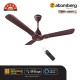 Atomberg Erica Smart 1200mm Umber Brown BLDC Ceiling Fan with IoT & Remote | Energy Efficient Ceiling Fan | High Air Delivery with LED Indicator 