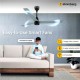 Atomberg Renesa Smart 1200mm Misty Teal BLDC Ceiling Fan with IoT & Remote |Energy Efficient Ceiling Fan | High Air Delivery with LED Indicators 