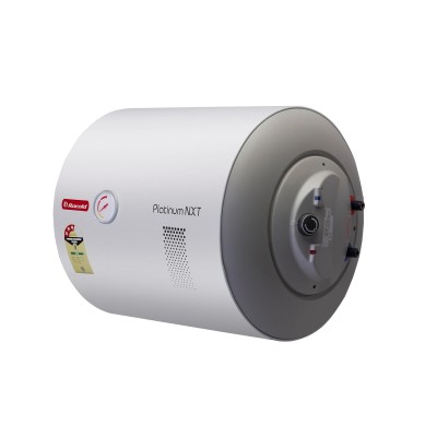 Racold Platinum Nxt 50L CP Horizontal 3KW Storage Water Heater ( Geyser) with Free Standard Installation & Pipes