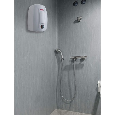 Racold Pronto Neo Electric Instant Water Heater 3L – 3kw Vertical Geyser for Bathrooom, Anti Backflow System, 3 Safety Levels, Rust Proof Body, Faster Heating, with Fire Retardant Cable, White/Ivory