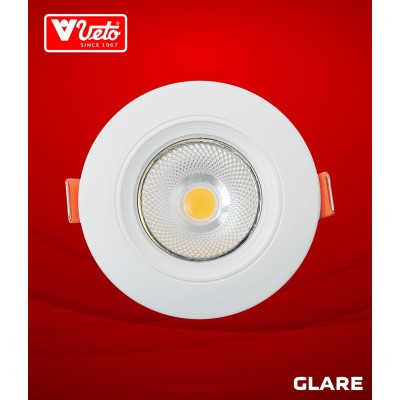 Veto Glare COB Led Deep Light (D/L,W/W,RD,BU,GN,PK) 3W