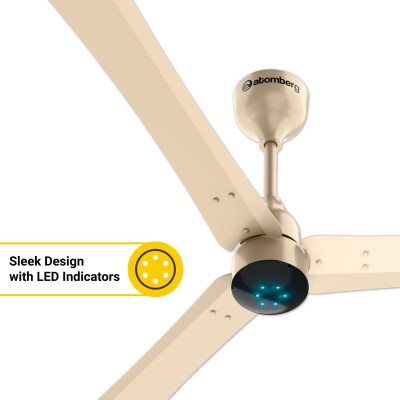 Atomberg Renesa+ 1200mm Matallic Gold BLDC Ceiling Fan with Remote Control | BEE 5 star Rated Energy Efficient Ceiling Fan | High Air Delivery with LED Indicators | 2+1 Year Warranty 