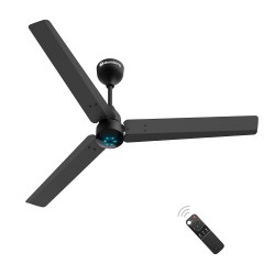 Atomberg Renesa 1200mm Midnight Black BLDC Ceiling Fan with Remote Control | BEE 5 star Rated Energy Efficient Ceiling Fan | High Air Delivery with LED Indicators | 2+1 Year Warranty 