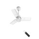 Atomberg Renesa 600mm Glossy White BLDC Ceiling Fan with Remote Control | BEE 5 star Rated Energy Efficient Ceiling Fan | High Air Delivery with LED Indicators | 2+1 Year Warranty 