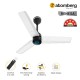 Atomberg Renesa 900mm White $ Black BLDC Ceiling Fan with Remote Control | BEE 5 star Rated Energy Efficient Ceiling Fan | High Air Delivery with LED Indicators | 2+1 Year Warranty 