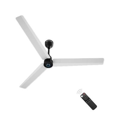 Atomberg Renesa 1400mm White & Black BLDC Ceiling Fan with Remote Control | BEE 5 star Rated Energy Efficient Ceiling Fan | High Air Delivery with LED Indicators | 2+1 Year Warranty 