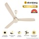 Atomberg Renesa Prime 1200mm Seasand Ivory BLDC Ceiling Fan Compatible with Regulators | Without Remote | BEE 5 star Rated Energy Efficient Ceiling Fan | High Air Delivery with LED Indicator 