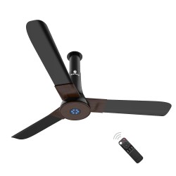 Atomberg Studio Plus 1200mm Earth Brown BLDC Ceiling Fan with Remote Control | BEE 5 star Rated Energy Efficient Ceiling Fan | High Air Delivery with LED Indicators | 2+1 Year Warranty 