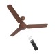 Atomberg Efficio 1200mm Matte Brown| BLDC Motor 5 Star Rated Classic Ceiling Fans with Remote Control | High Air Delivery Fan with LED Indicators | Upto 65% Energy Saving 