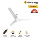 Atomberg Efficio 1200mm Glossy White| BLDC Motor 5 Star Rated Classic Ceiling Fans with Remote Control | High Air Delivery Fan with LED Indicators | Upto 65% Energy Saving 