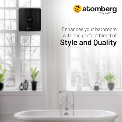 Atomberg Studio Plus Gloss Black Exhaust 150mm | Suitable for Bathroom, Kitchen | BLDC Motor | Easy to Clean | 1+1 Year Warranty 