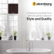 Atomberg Studio Exhaust Gloss Brown 150mm | Suitable for Bathroom, Kitchen | BLDC Motor | Easy to Clean | 1+1 Year Warranty 