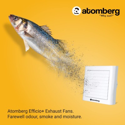 Atomberg Efficio Plus Exhaust Fan White(150mm) with BLDC Motor | Easy to Clean | 1+1 Year Warranty 