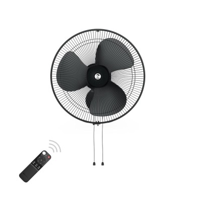 Atomberg Renesa Midnight Black 400mm Wall Mount Fan | Wall Fans for Home | Silent BLDC Wall Fan | Remote with Timer & Sleep Control | 1+1 Year Warranty 