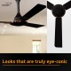 V-Guard Enlance VX Anti Dust High Speed Designer Ceiling Fan| Energy Efficient |1200mm Sweep | 340 RPM Speed l 100% Copper Motor | Dust Repellent Technology