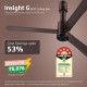 V-Guard Insight-G Premium Bldc Ceiling Fan For Home | 6 Speed Settings | 5 stars Energy Saving | Convenient Remote Control | High-Speed 100% Copper Motor 