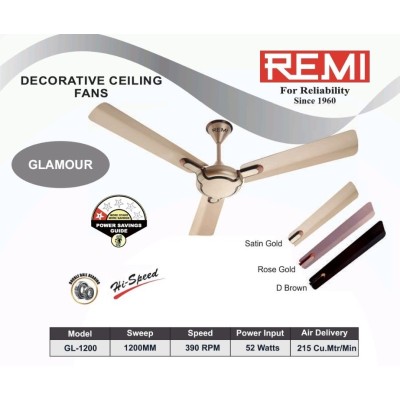 Remi Glamour 1200 MM ceiling Fan (GL-1200 MM)