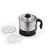 Remi Multifunction Electric Kettle with Stainless Steel Body, 1litre, used for boiling Water, making tea and coffee, instant noodles, soup etc. (Silver)