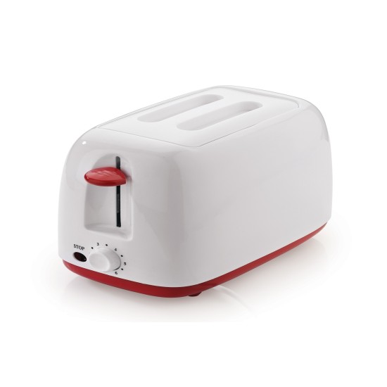 Remi Crust 800-Watt Pop-up Toaster (White), 2 Year Warranty