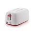 Remi Crust 800-Watt Pop-up Toaster (White), 2 Year Warranty