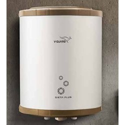 V-Guard Sieta Plus 15 L Wall Mounted Water Geyser (White)