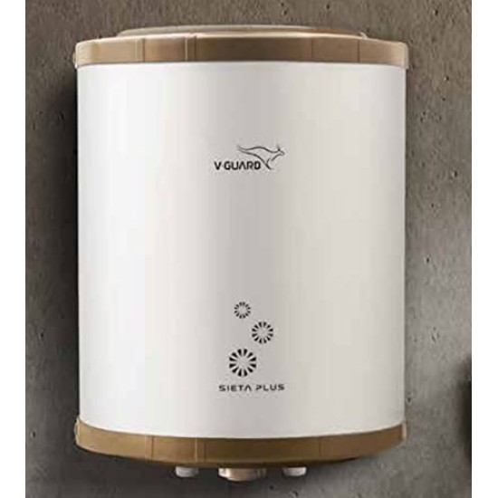 V-Guard Sieta Pluse  25 L Water Geyser ( White), Wall Mounting