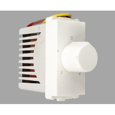 V Guard Matteo Fan step regulator 1 Module 1504457 White