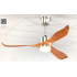 Sturlite's Airetor 1422mm ceiling fan(Satin Nickel+Darkwood)