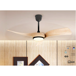 Sturlite's Aerodyne 13200mm ceiling fan(Black+ Lightwood)