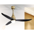 Sturlite's Midoro 1320mm ceiling fan(Antique Brass+Black)