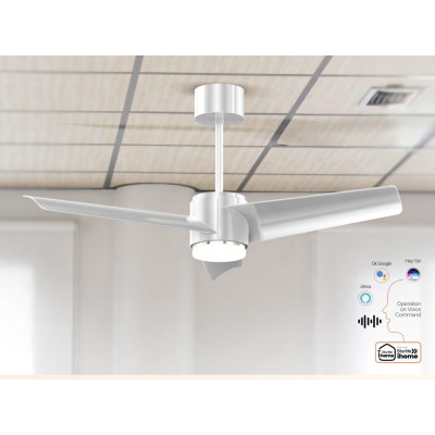 Sturlite's X Airre 1320mm ceiling fan(Silver+ Chrome Trim)