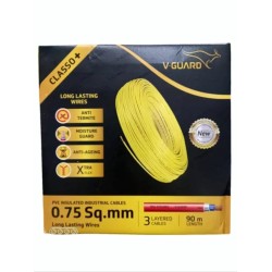 V-Guard 0.75 SQ MM 90MTR Classo+ House Wires(Black)