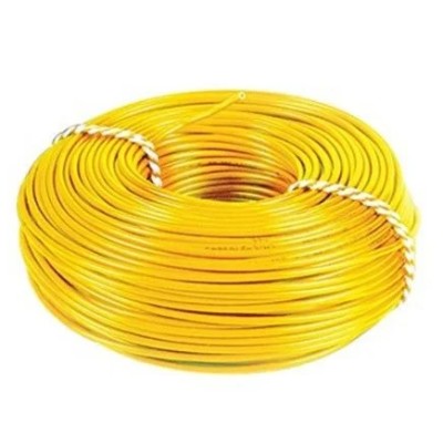 V-Guard 4.00 SQ MM 200MTR FRLSH House Wiring Cables Project Coil(Yellow)