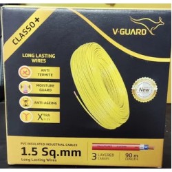 V-Guard 1.50SQ MM 90MTR Classo+ House Wires(Yellow)