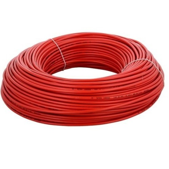 V-Guard 6.00 SQ MM 200MTR FRLSH House Wiring Cables Project Coil(Red)