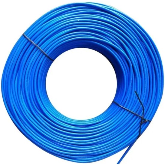 V-Guard 6.00 SQ MM 200MTR House Wiring Cables Project Coil(Blue)