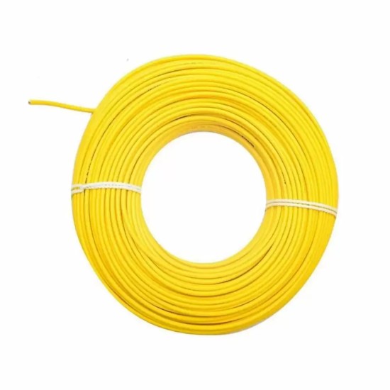 V-Guard 1.00 SQ MM 200MTR House Wiring Cables Project Coil(Yellow)