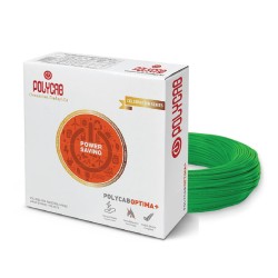 Polycab Optima plus 0.75 sq mm 90Mtr Wire(Green)