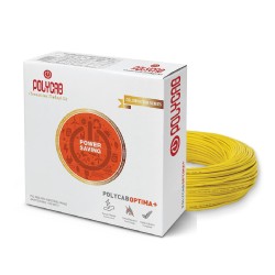 Polycab Optima plus 0.75 sq mm 90Mtr Wire(Yellow)