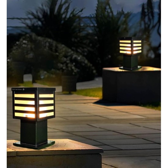 BrightLight gate Lamps for Outdoor Waterproof, gate lamp Light, Pillar Light Outdoor Waterproof, Pillar Light gate Lights, Modern Boundary Wall Lights Outdoor 