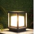 GIGAWATTS G015 ‎‎Indigo 12W LED Gate Light Waterproof Pillar Lamp Outdoor Decor Garden Lighting Pole Mount Exterior Fixture for Home Entrance Patio Compound Boundary (Warm White)