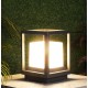 GIGAWATTS G015 ‎‎Indigo 12W LED Gate Light Waterproof Pillar Lamp Outdoor Decor Garden Lighting Pole Mount Exterior Fixture for Home Entrance Patio Compound Boundary (Warm White)